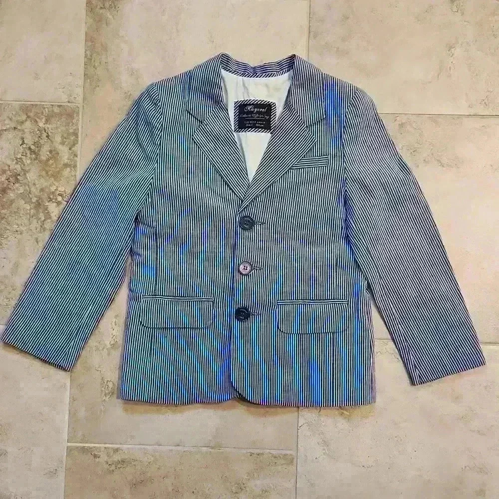 Mayoral Striped Blazer
